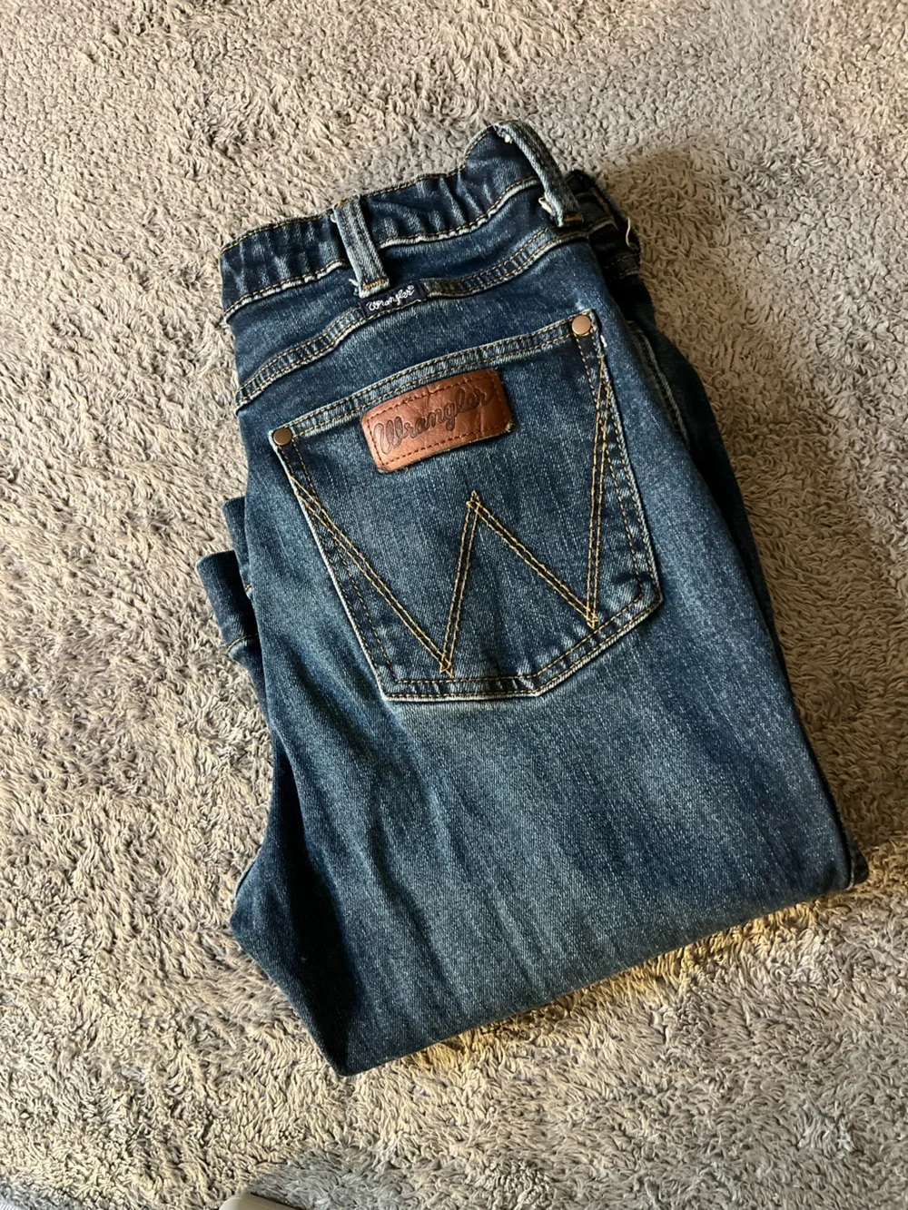 Wrangler Dark Blue Flare Jeans